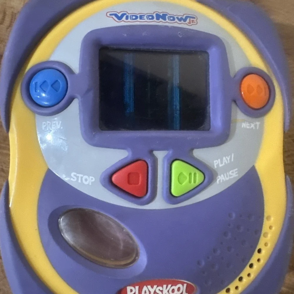 Playskool Video Now Jr Kids Personal Video Player 2004 With Case For Parts
